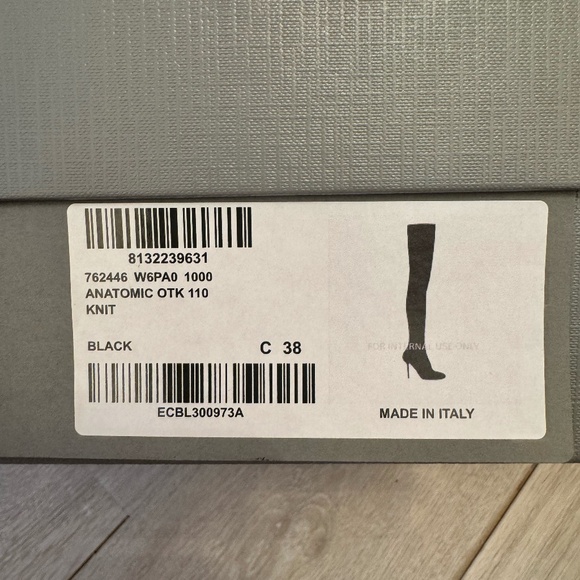 Balenciaga Anatomic Over the Knee Heeled Boot - Picture 2 of 16
